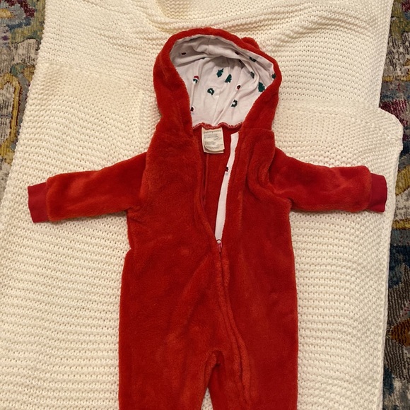 Fleece Christmas Baby Onesie - Picture 6 of 6